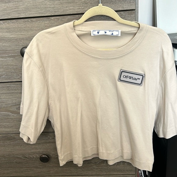 Off-White Tops - Off-white crop top